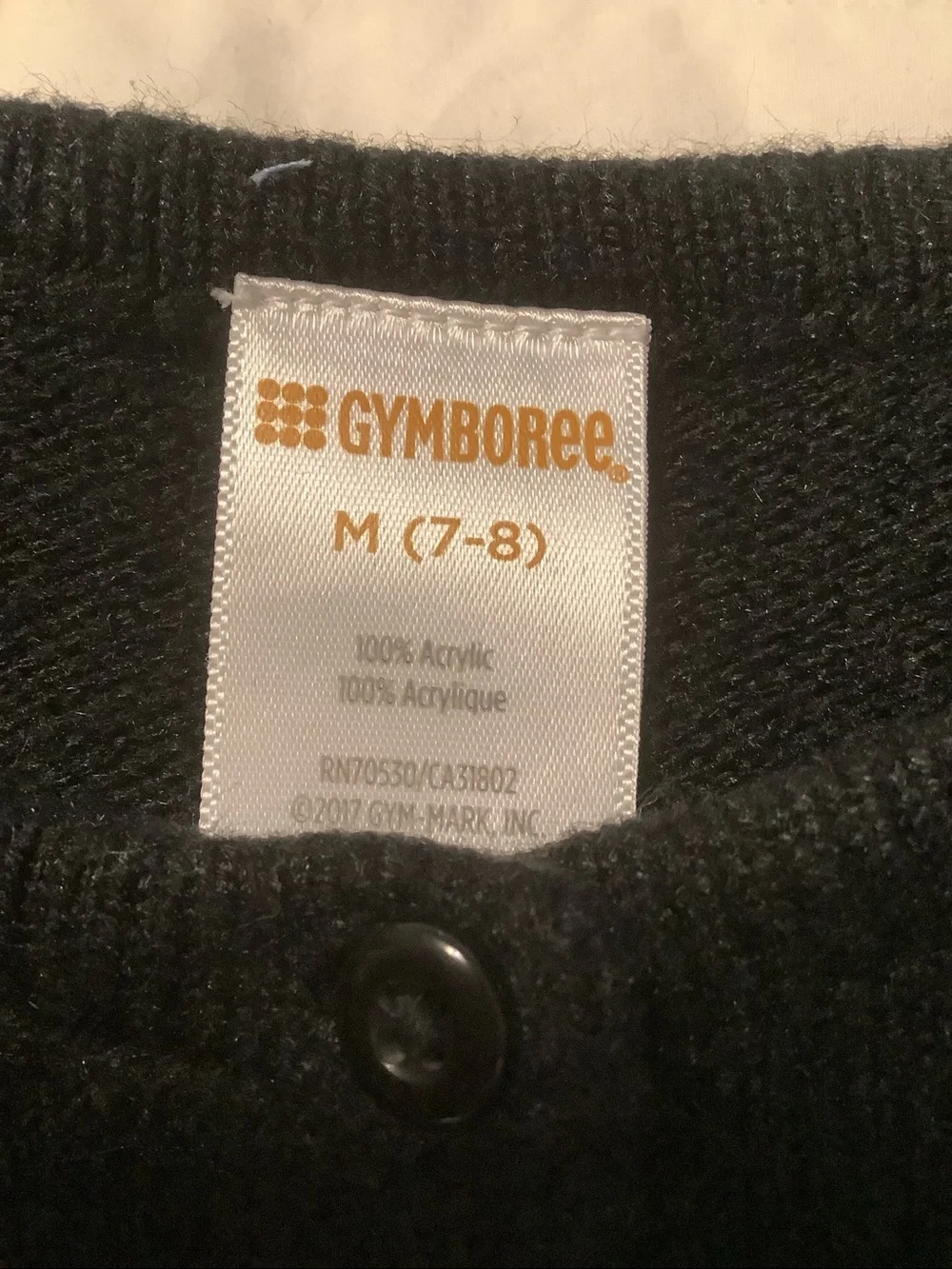 Gymboree soft acrylic
